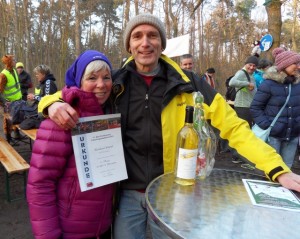 Andrea und Reinhart Kästel nach dem Faschingslauf